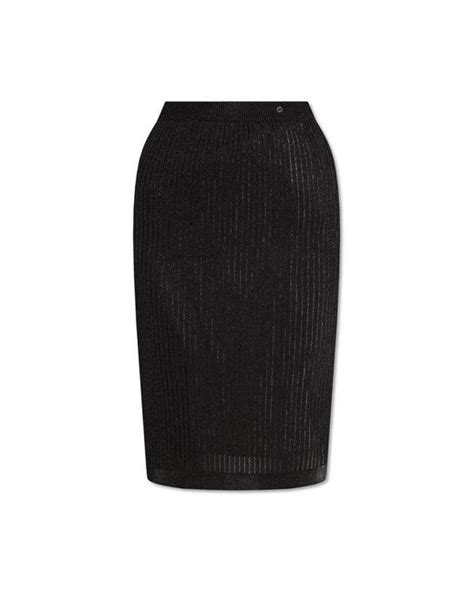 gucci lurex skirt|Gucci Skirt With Lurex Yarn in Black .